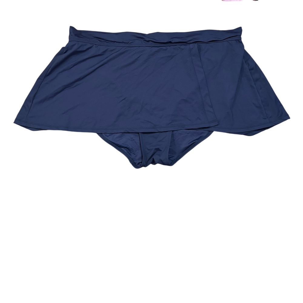 Anne Cole Swim Skirtini Bottom Swimsuit Skirt Plus Size‎ 24W NWT